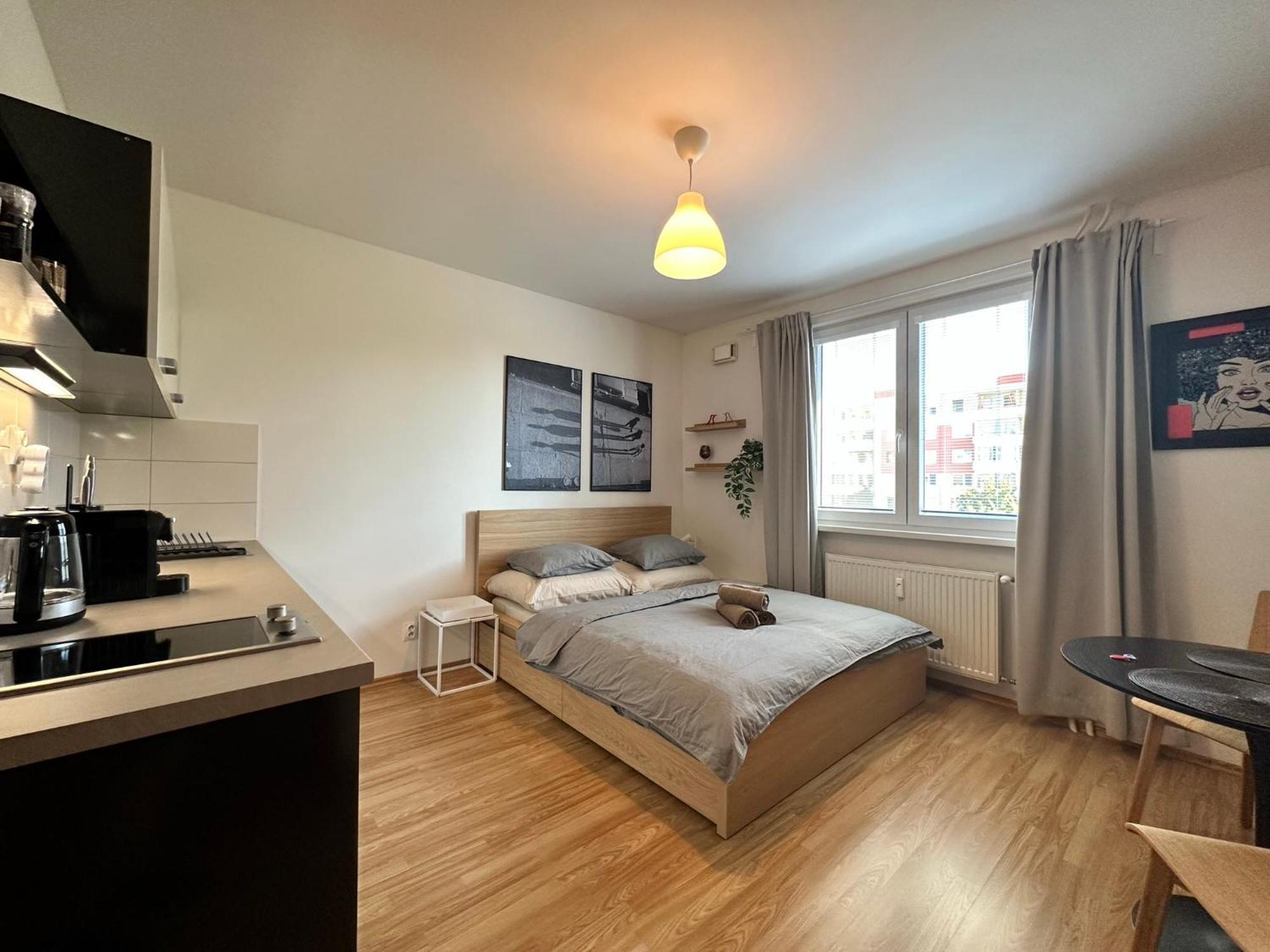 Cozy Studio Apartment In The Wider Center Bratislava Esterno foto